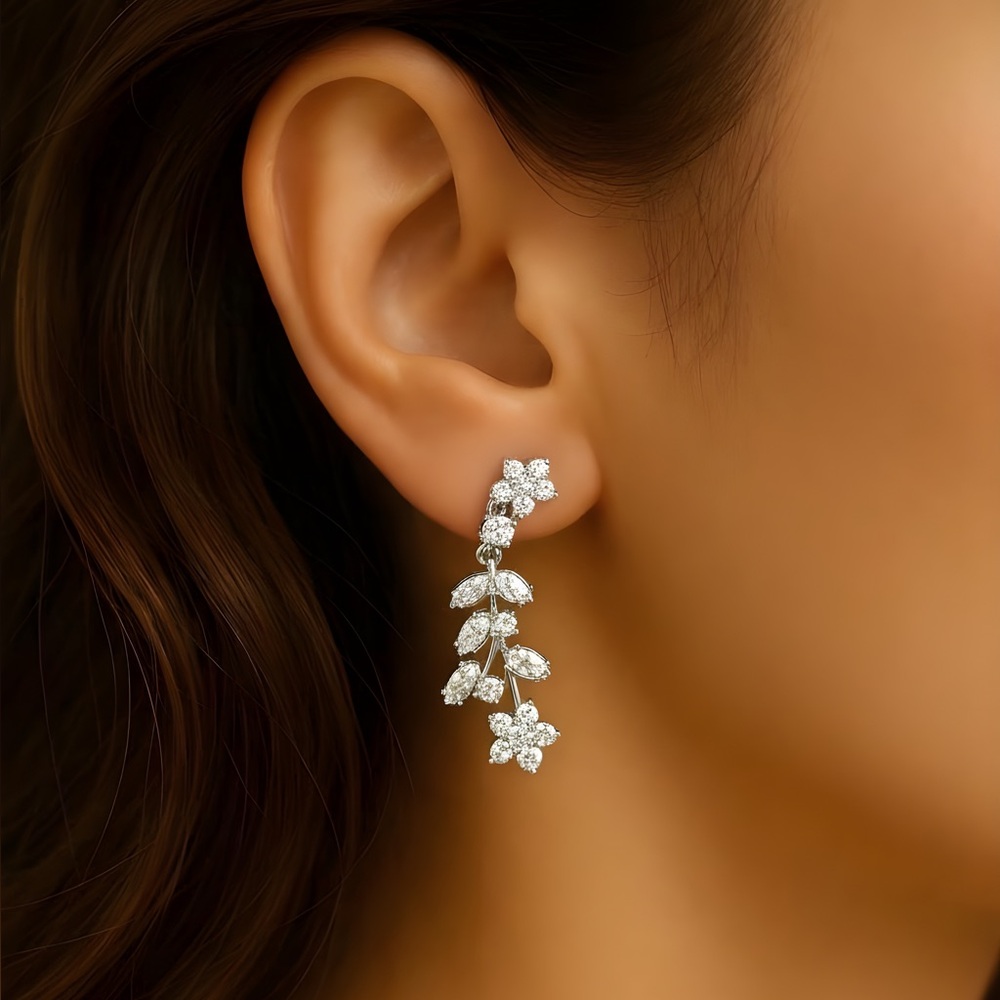Joyería Yanbal - Flor cristal Earrings